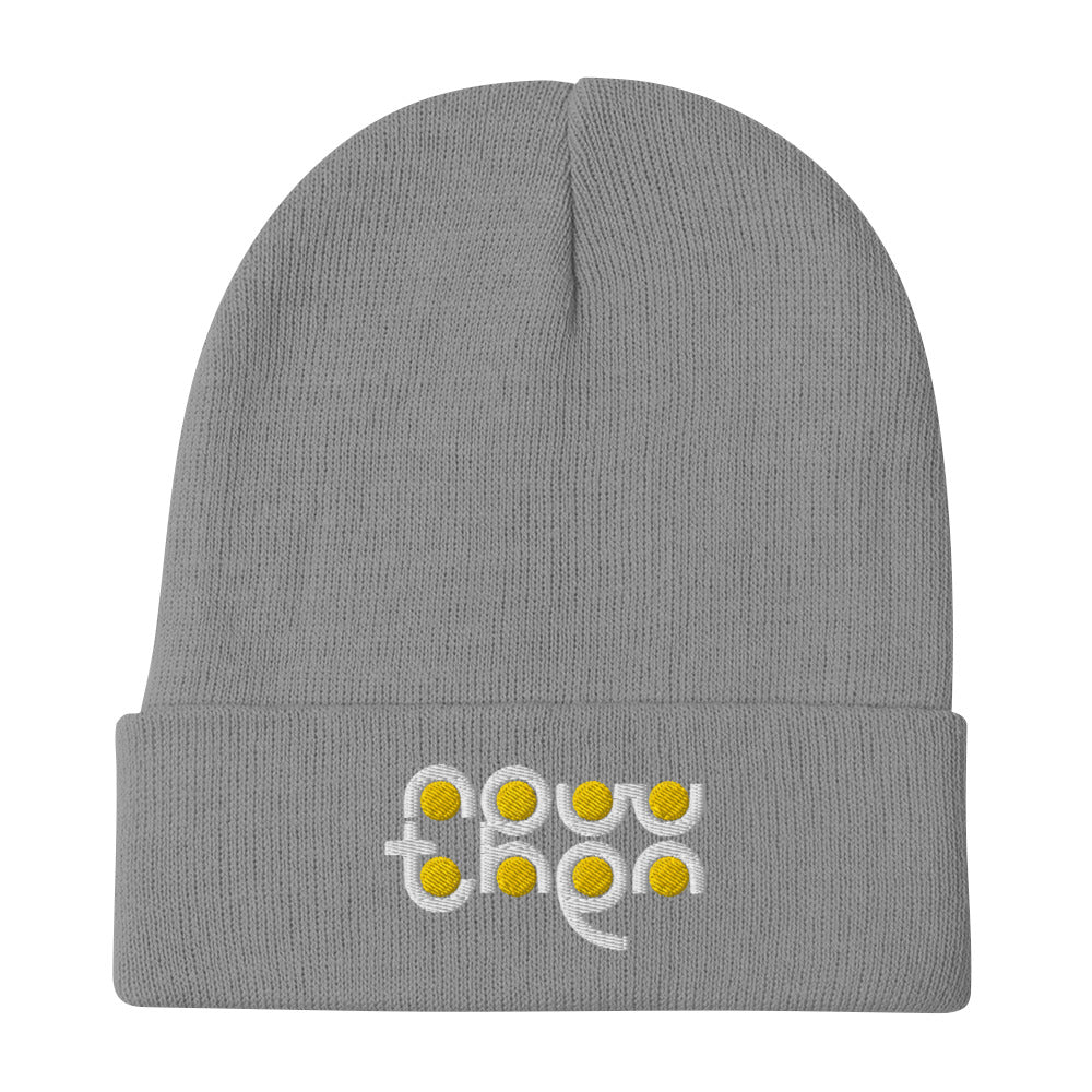 Now Then Embroidered Beanie