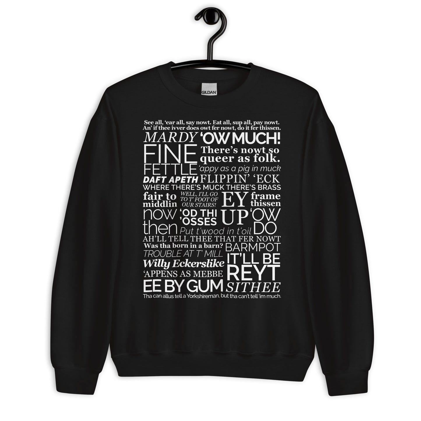 Yorkshire Dialect Sayings Sweater