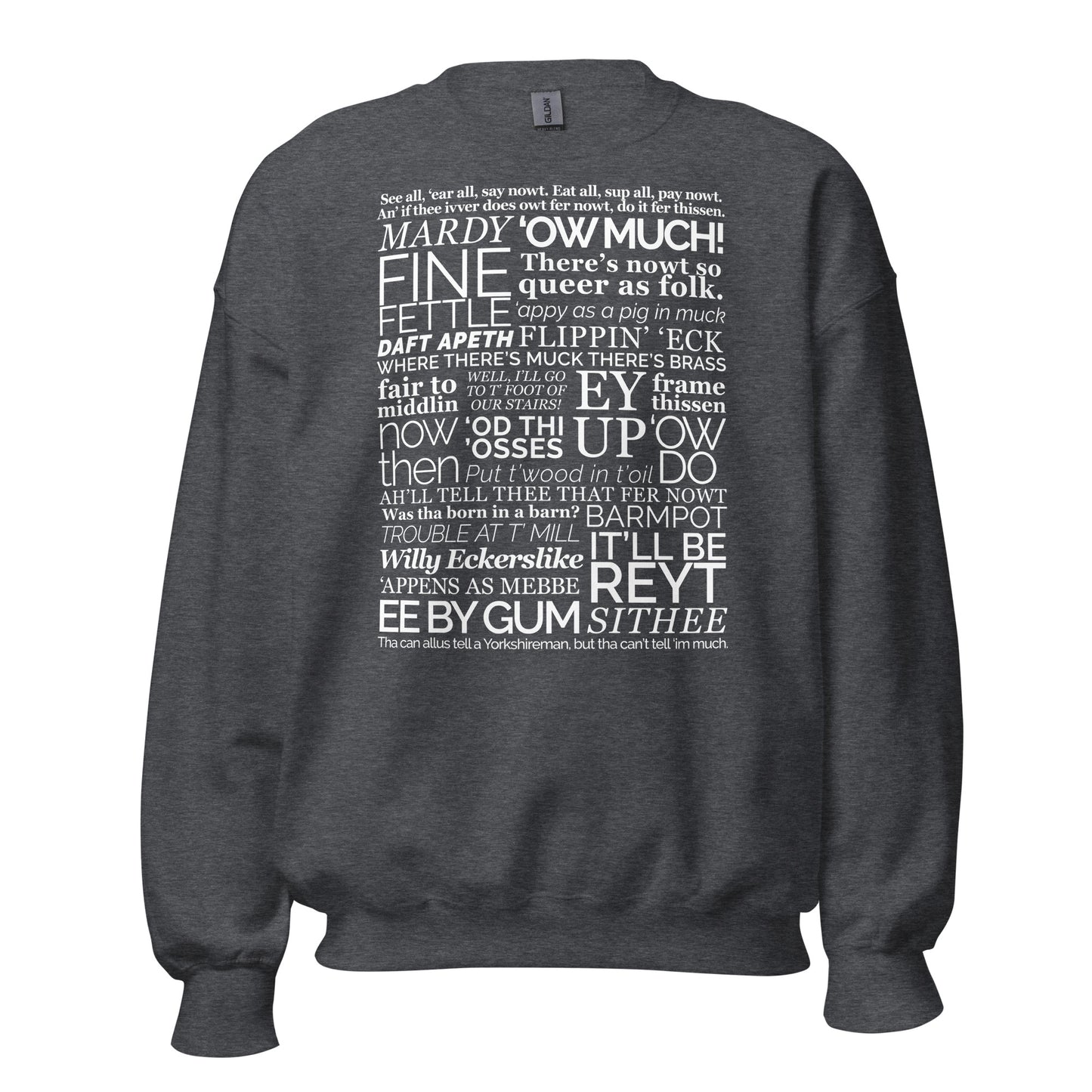 Yorkshire Dialect Sayings Sweater