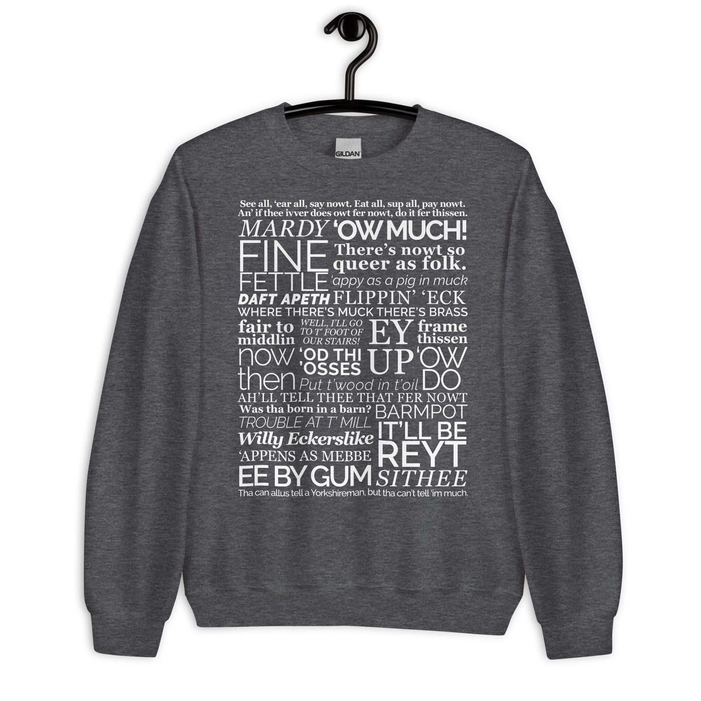 Yorkshire Dialect Sayings Sweater