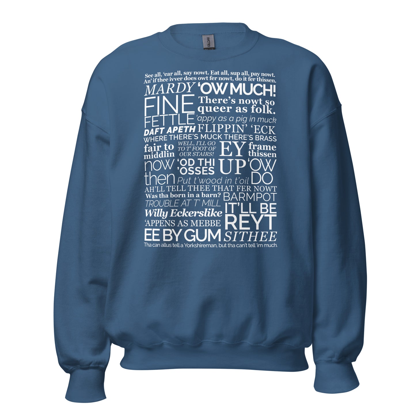 Yorkshire Dialect Sayings Sweater