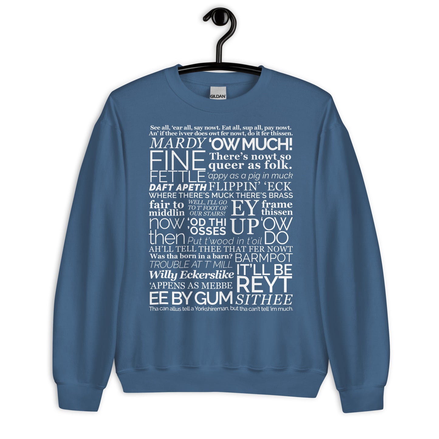 Yorkshire Dialect Sayings Sweater