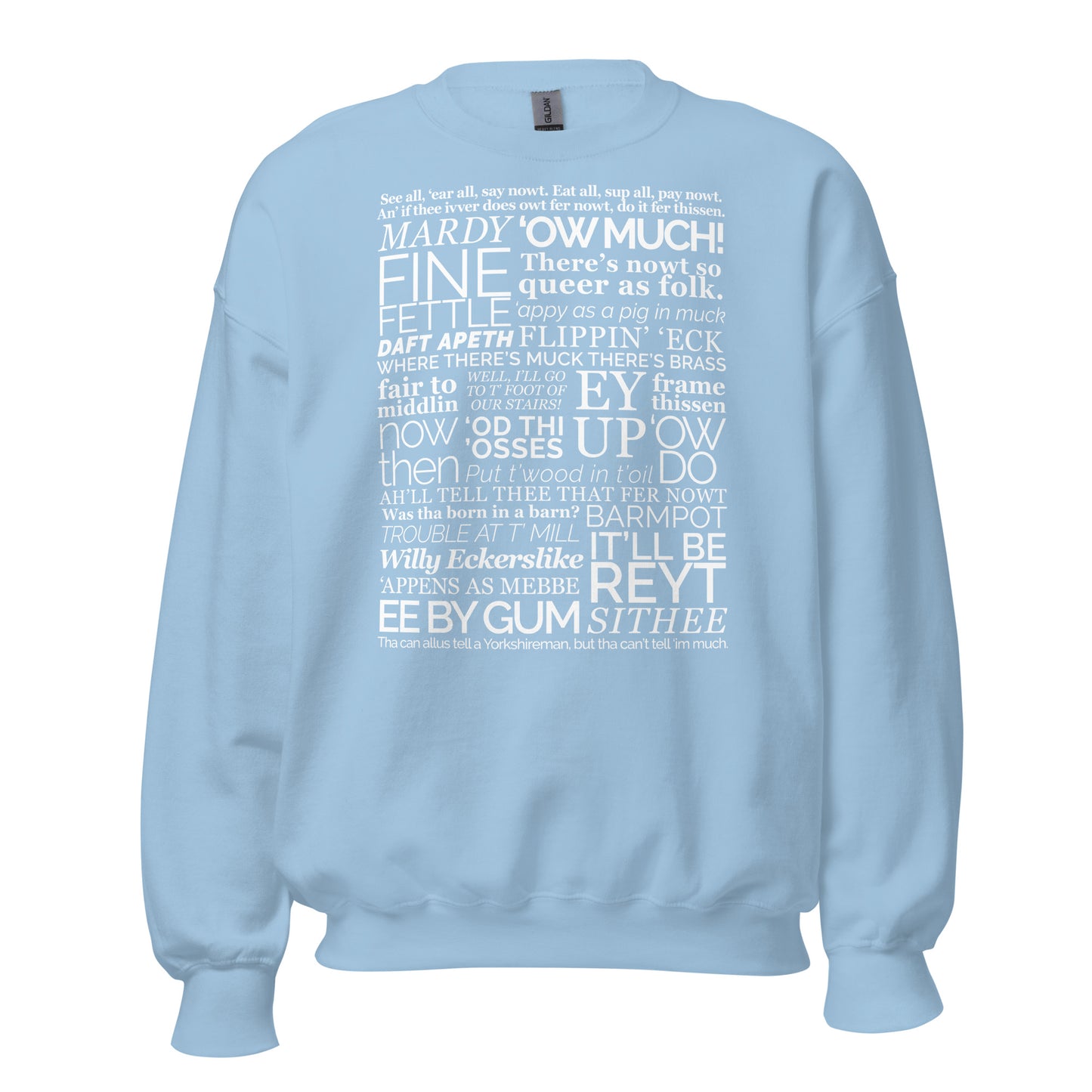 Yorkshire Dialect Sayings Sweater