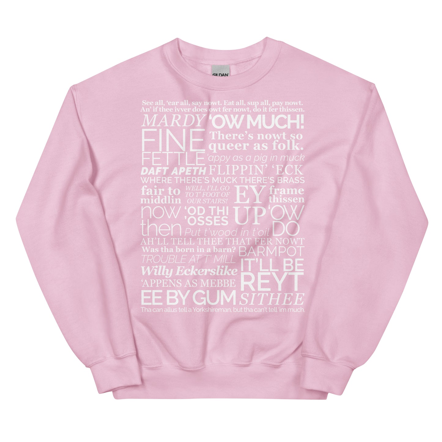 Yorkshire Dialect Sayings Sweater