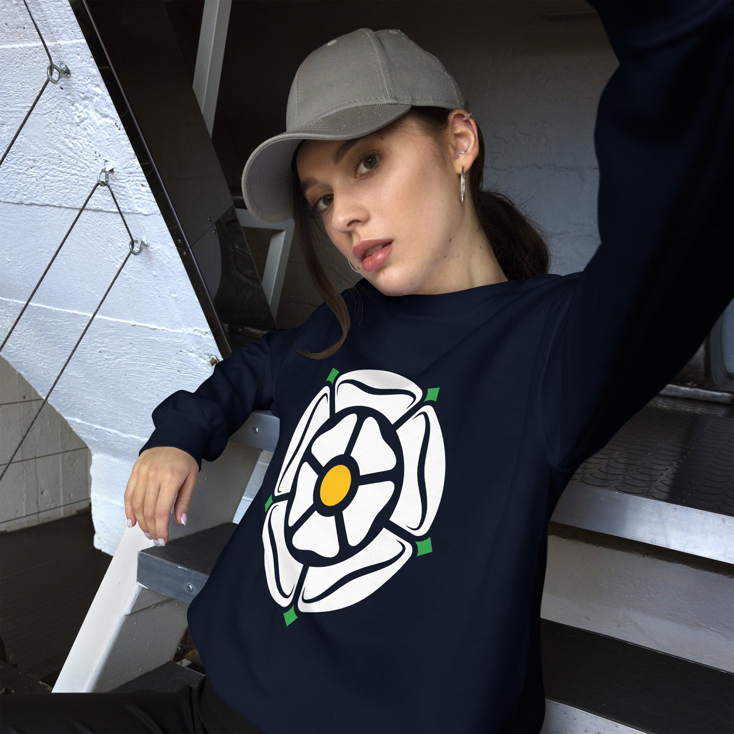 White Rose Sweater