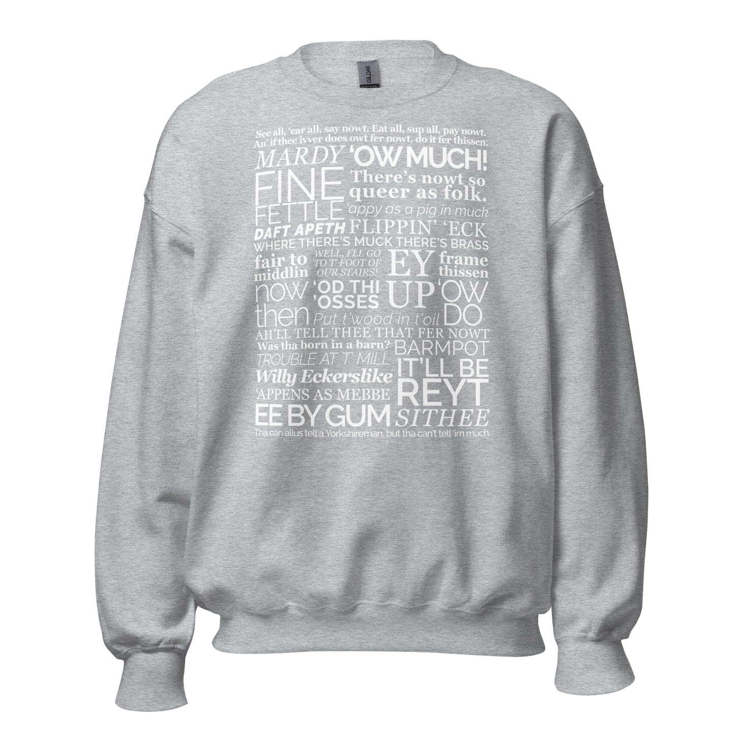 Yorkshire Dialect Sayings Sweater