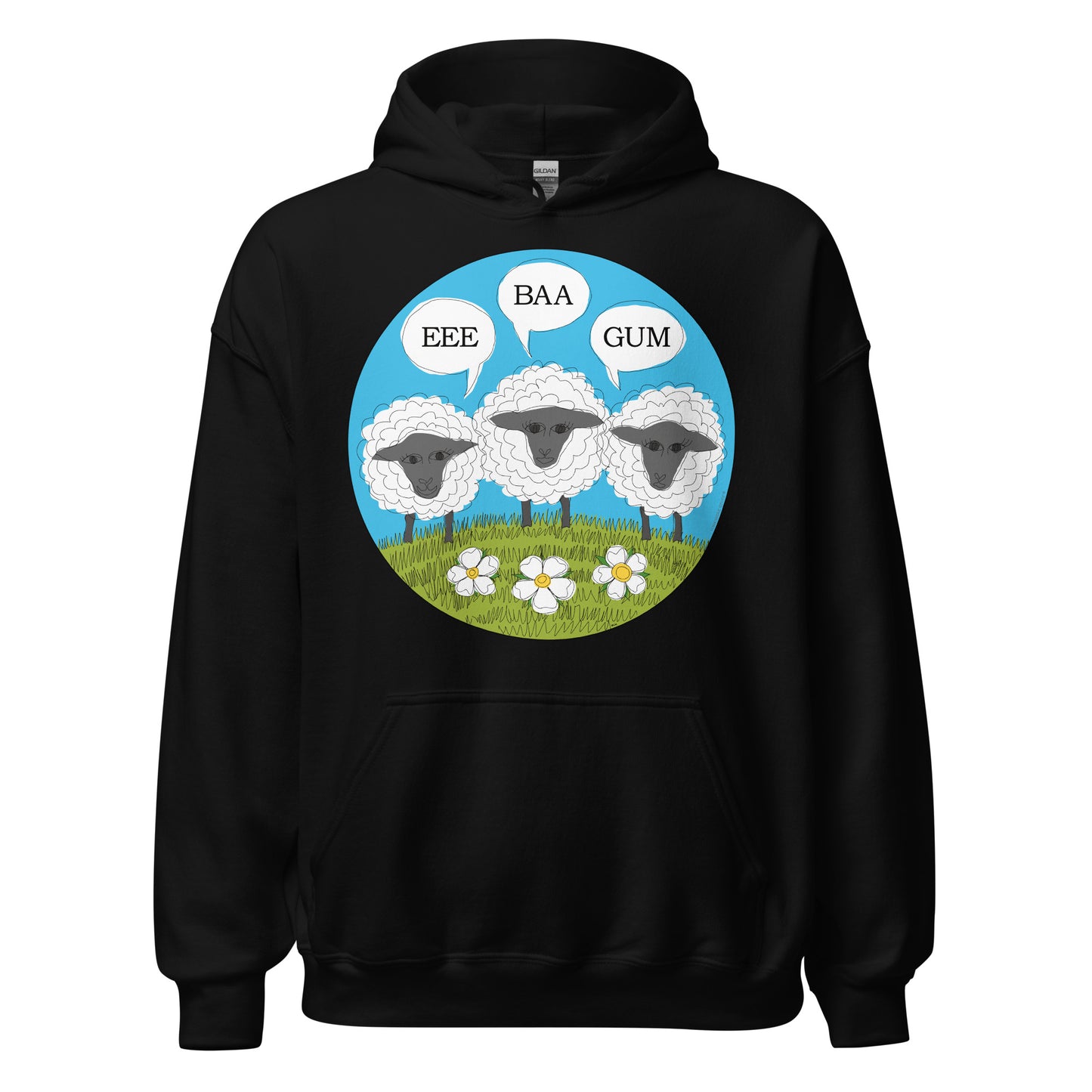 Eee By Gum Yorkshire Sheep Hoodie