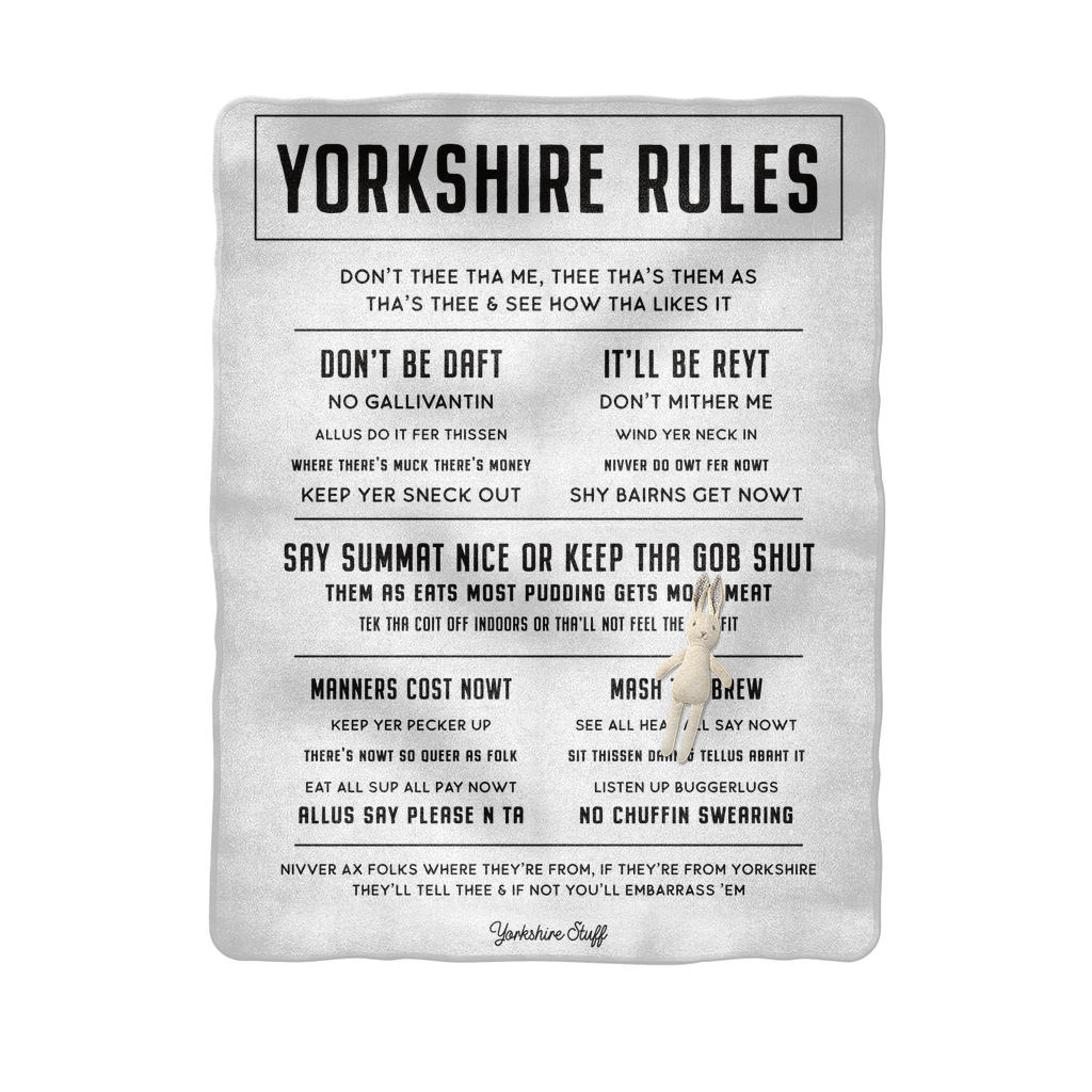 Yorkshire Rules Small Blanket