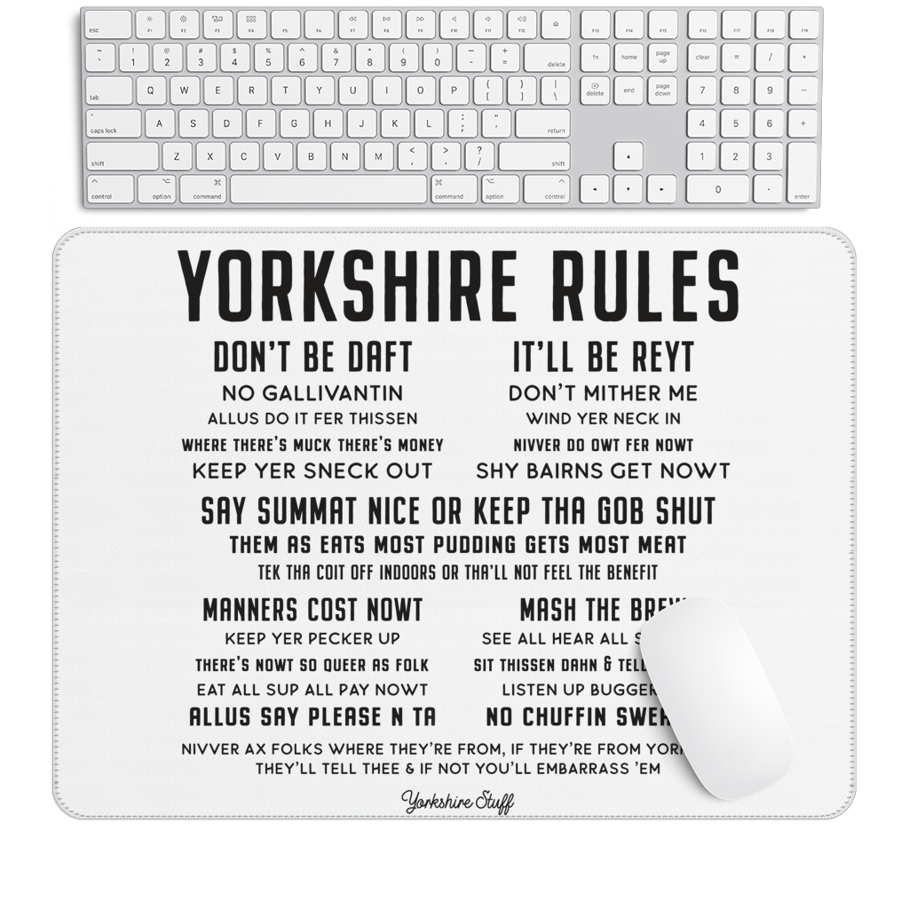Yorkshire Rules Large Gaming Pad