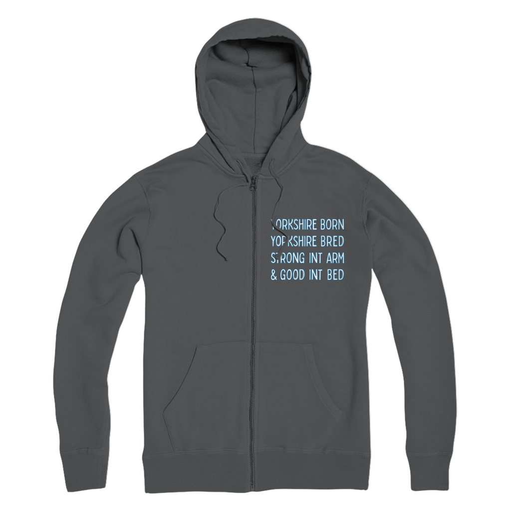 Yorkshire Born Yorkshire Bred Zip Hoodie