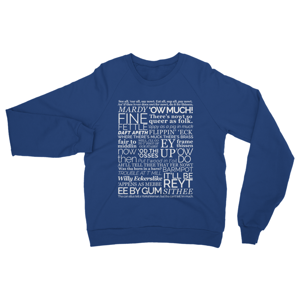 Yorkshire Dialect Sayings Sweater