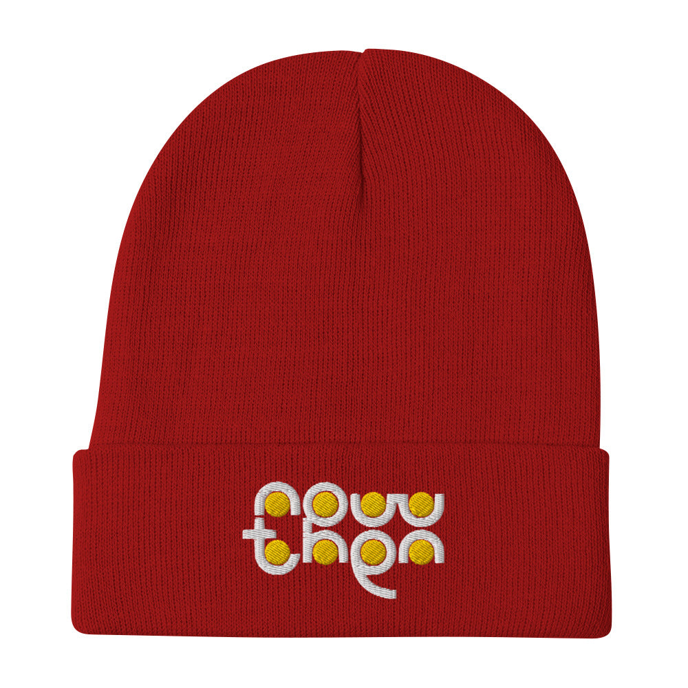Now Then Embroidered Beanie