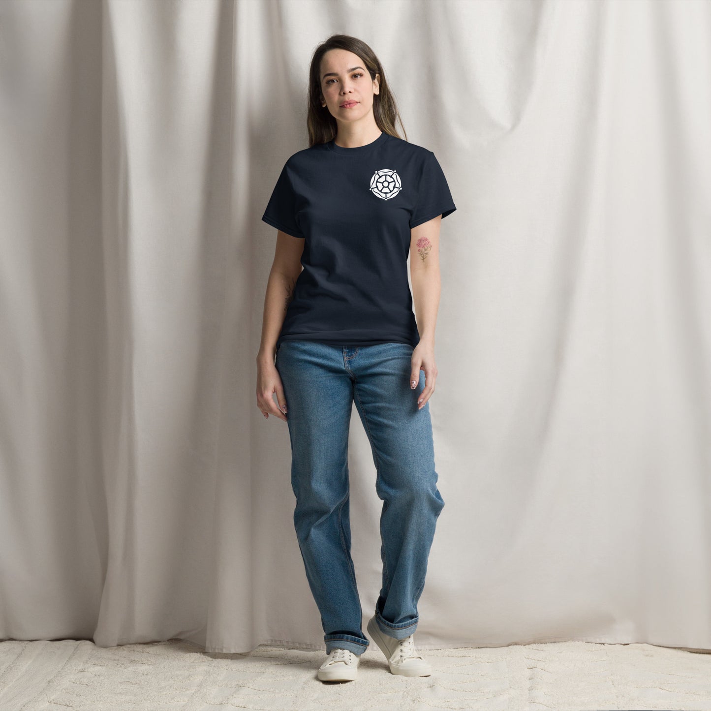 White Rose Crest T-shirt