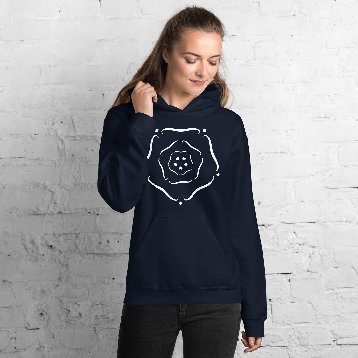 White Rose of Yorkshire Hoodie