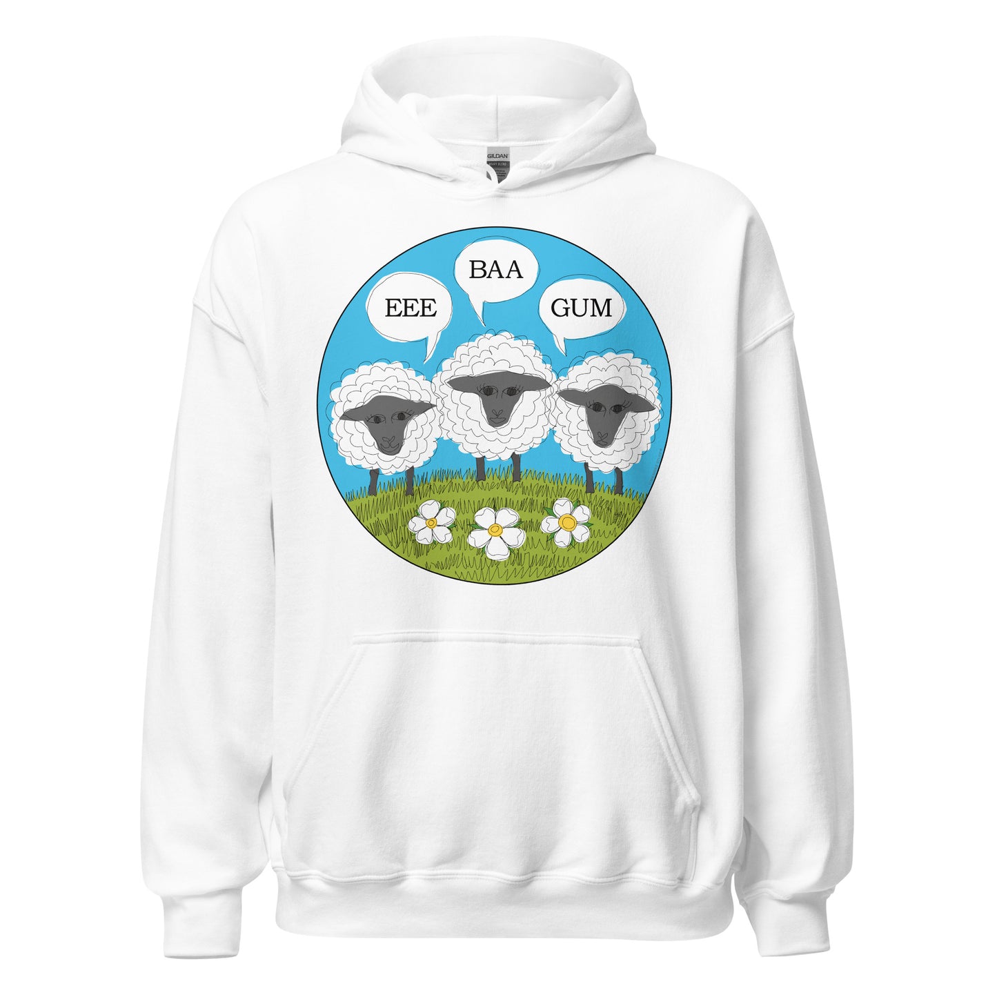 Eee By Gum Yorkshire Sheep Hoodie