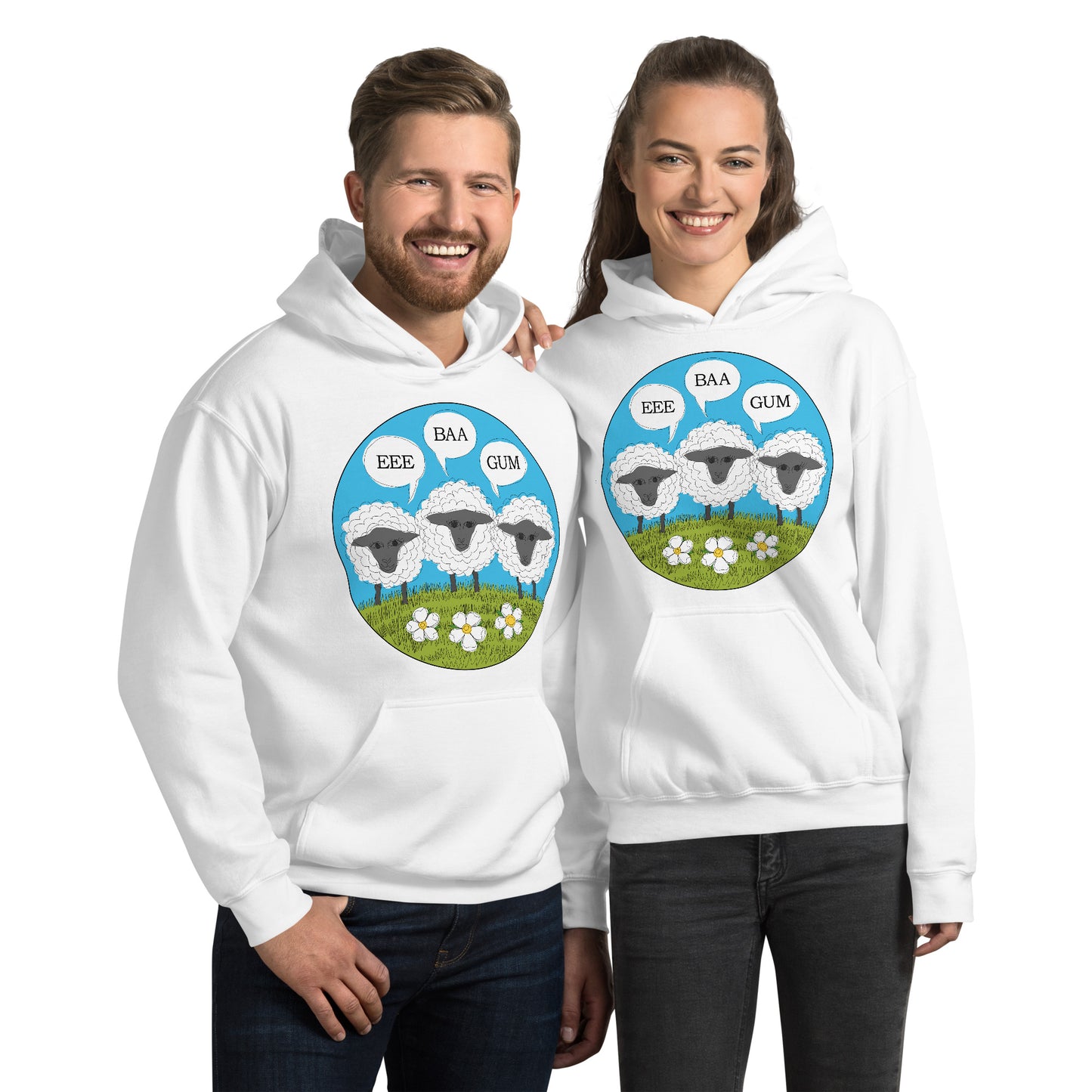 Eee By Gum Yorkshire Sheep Hoodie