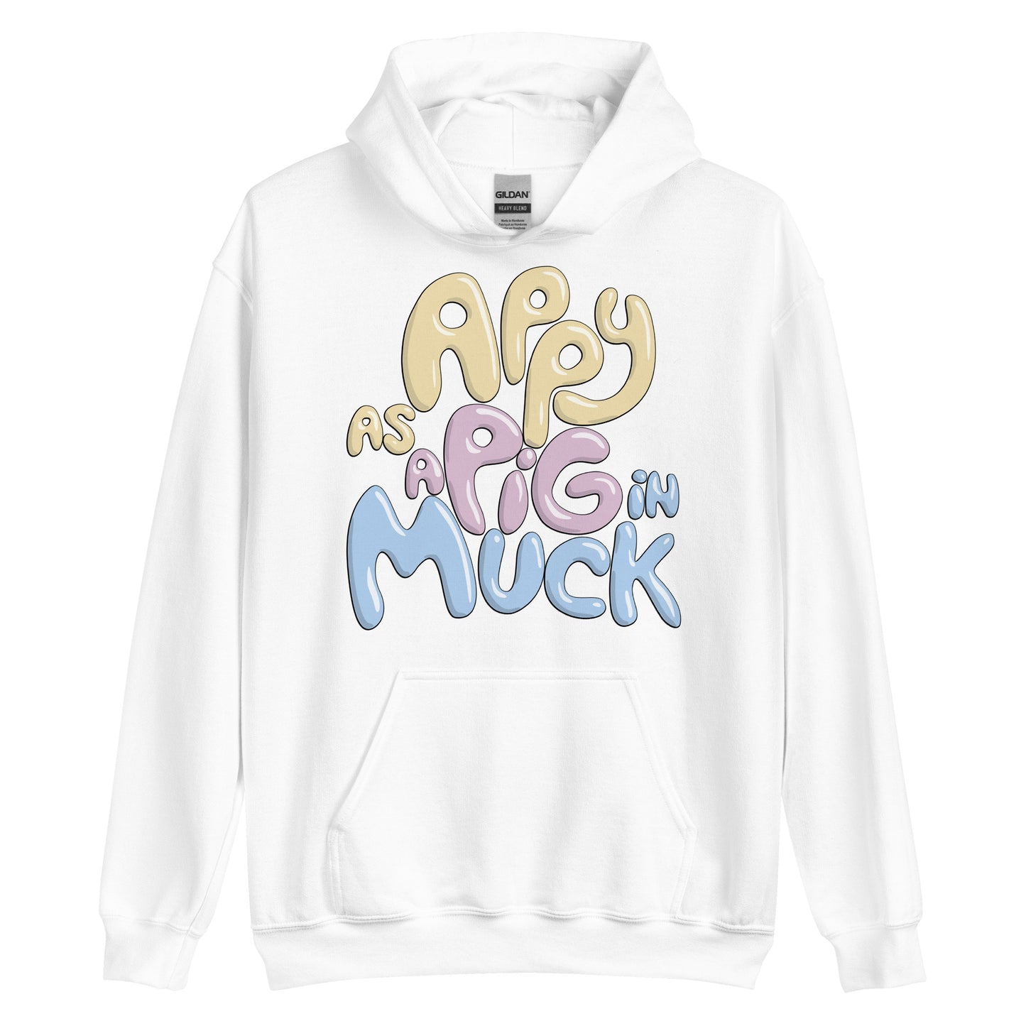 Plus Size Appy As A Pig In Muck Hoodie
