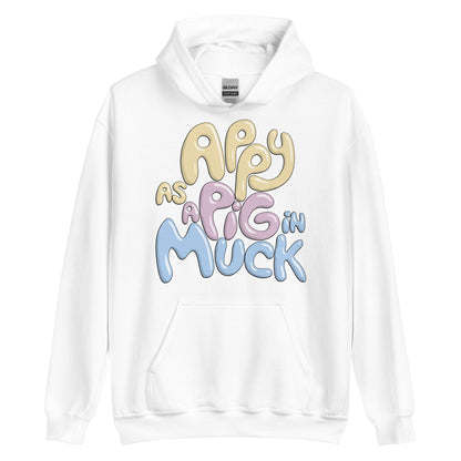 Plus Size Appy As A Pig In Muck Hoodie