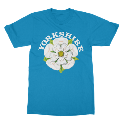 Yorkshire T-Shirt with White Rose