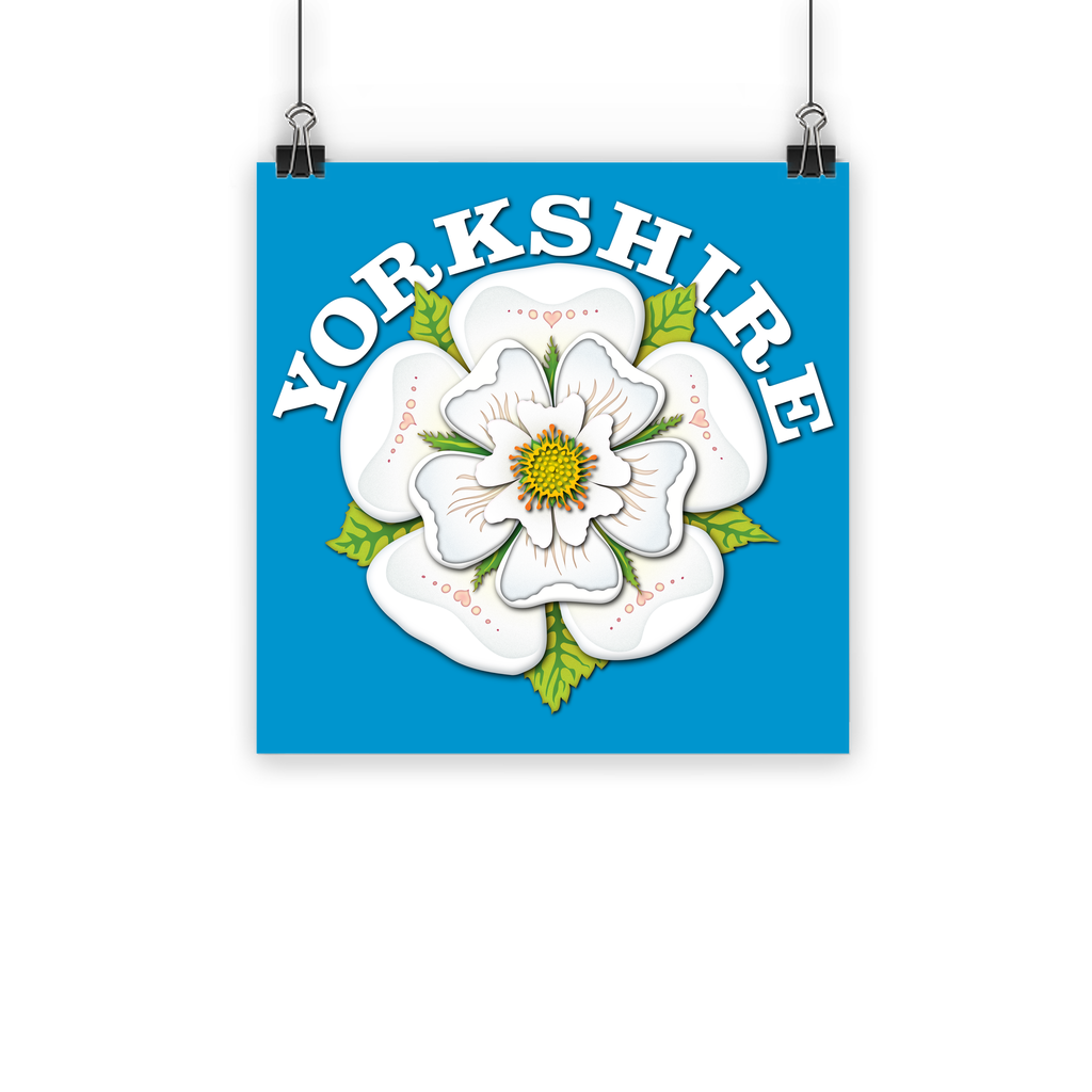 Yorkshire Rose Poster by Yorkshire Stuff