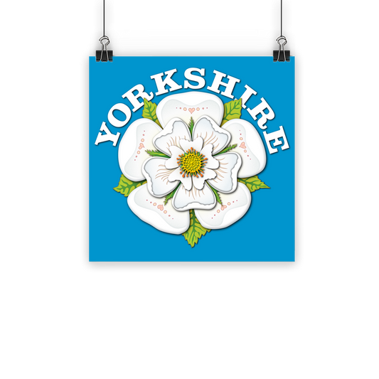 Yorkshire Rose Poster by Yorkshire Stuff