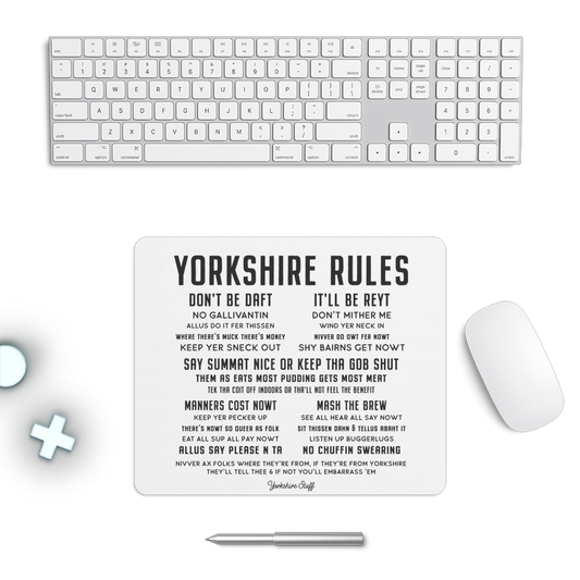 Yorkshire Rules Mouse Pad (22x18cm)