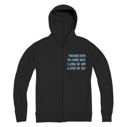 Yorkshire Born Yorkshire Bred Zip Hoodie