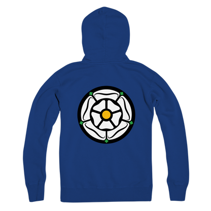 White Rose Zip Hoodie