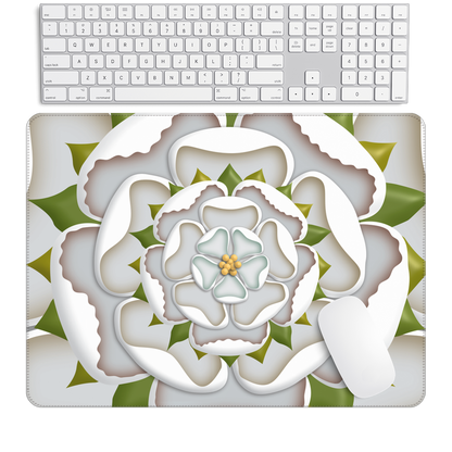 White Rose Large Gaming Pad (80x59cm)