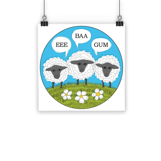 Eee Baa Gum Square Poster