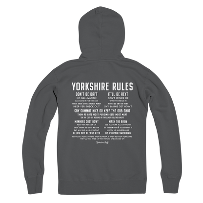 Yorkshire Rules Zip Hoodie