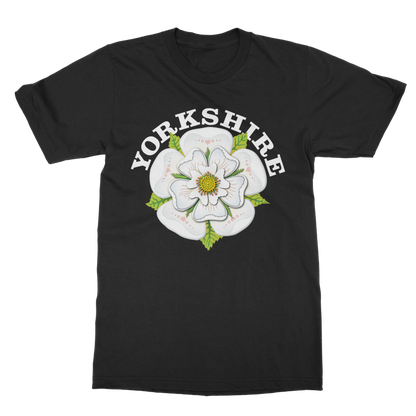 Yorkshire T-Shirt with White Rose