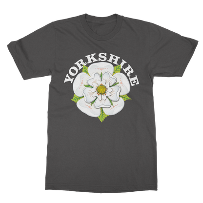 Yorkshire T-Shirt with White Rose