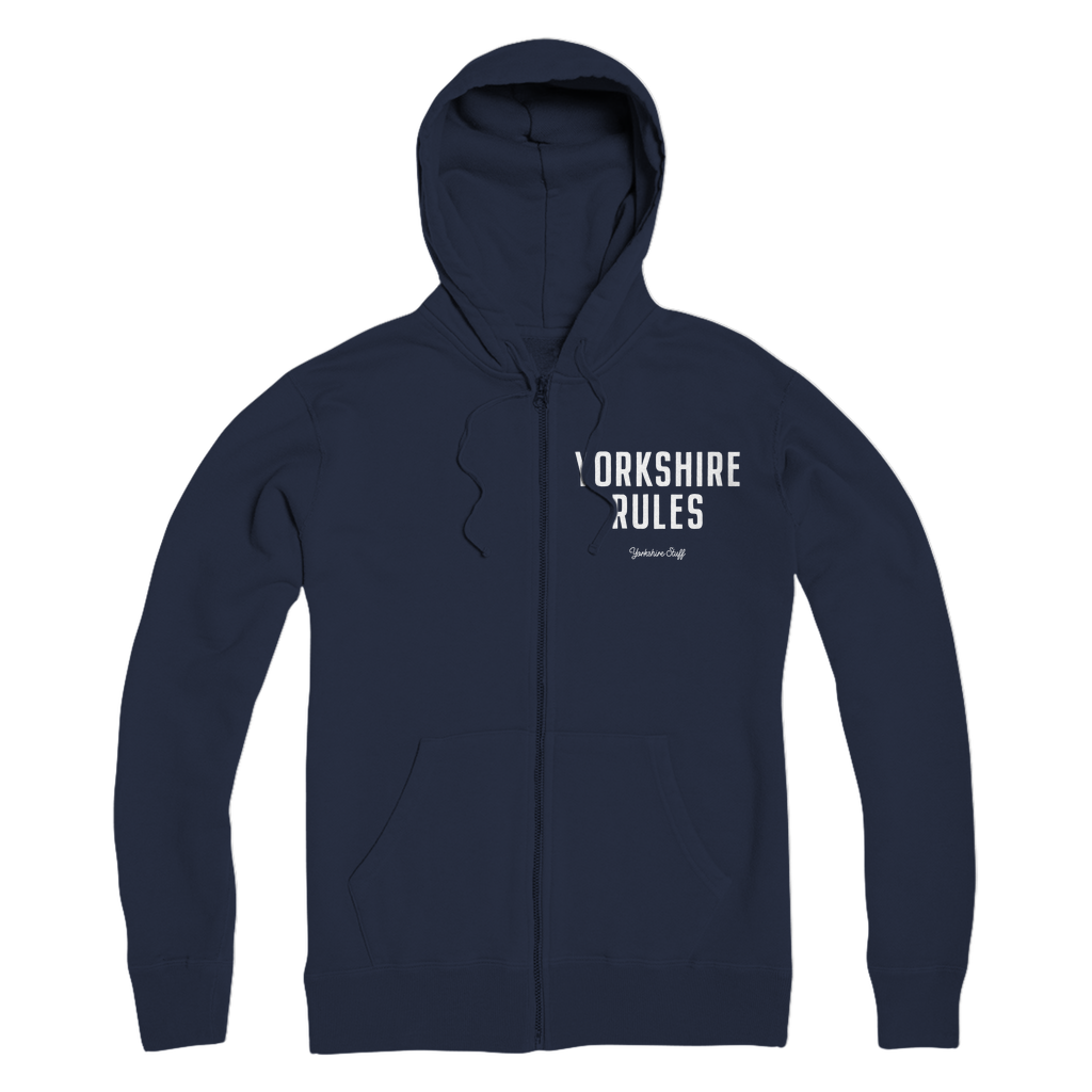 Yorkshire Rules Zip Hoodie