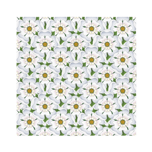 Yorkshire Rose Bandana Scarf