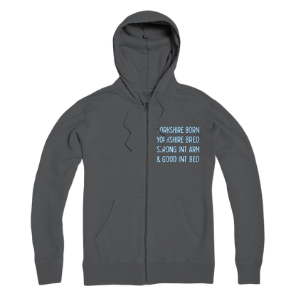 Yorkshire Born Yorkshire Bred Zip Hoodie