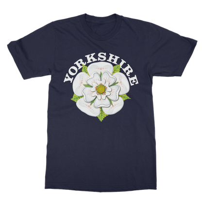 Yorkshire T-Shirt with White Rose