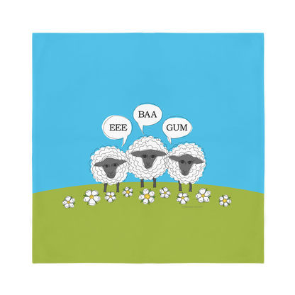 Eee Baa Gum Sheep Small Scarf