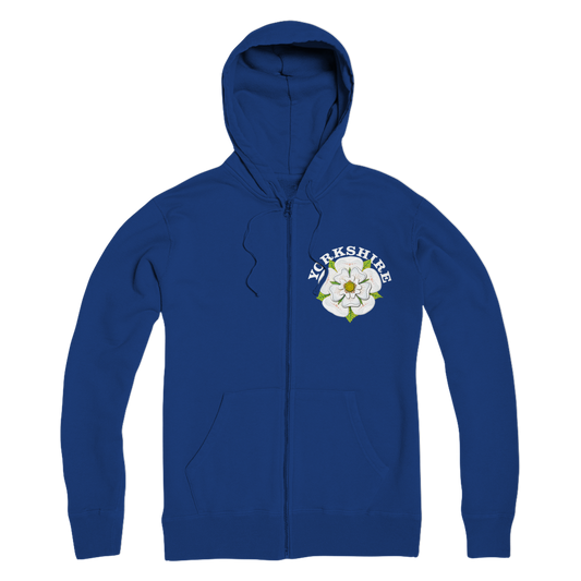 Yorkshire Rose Zip Hoodie