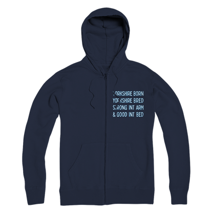 Yorkshire Born Yorkshire Bred Zip Hoodie