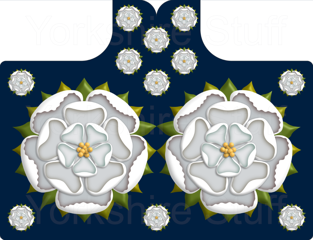 Yorkshire Rose Lined Hooded Blanket