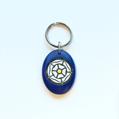 Yorkshire Rose Keyring