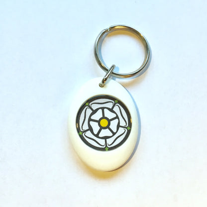 Yorkshire Rose Keyring - last few