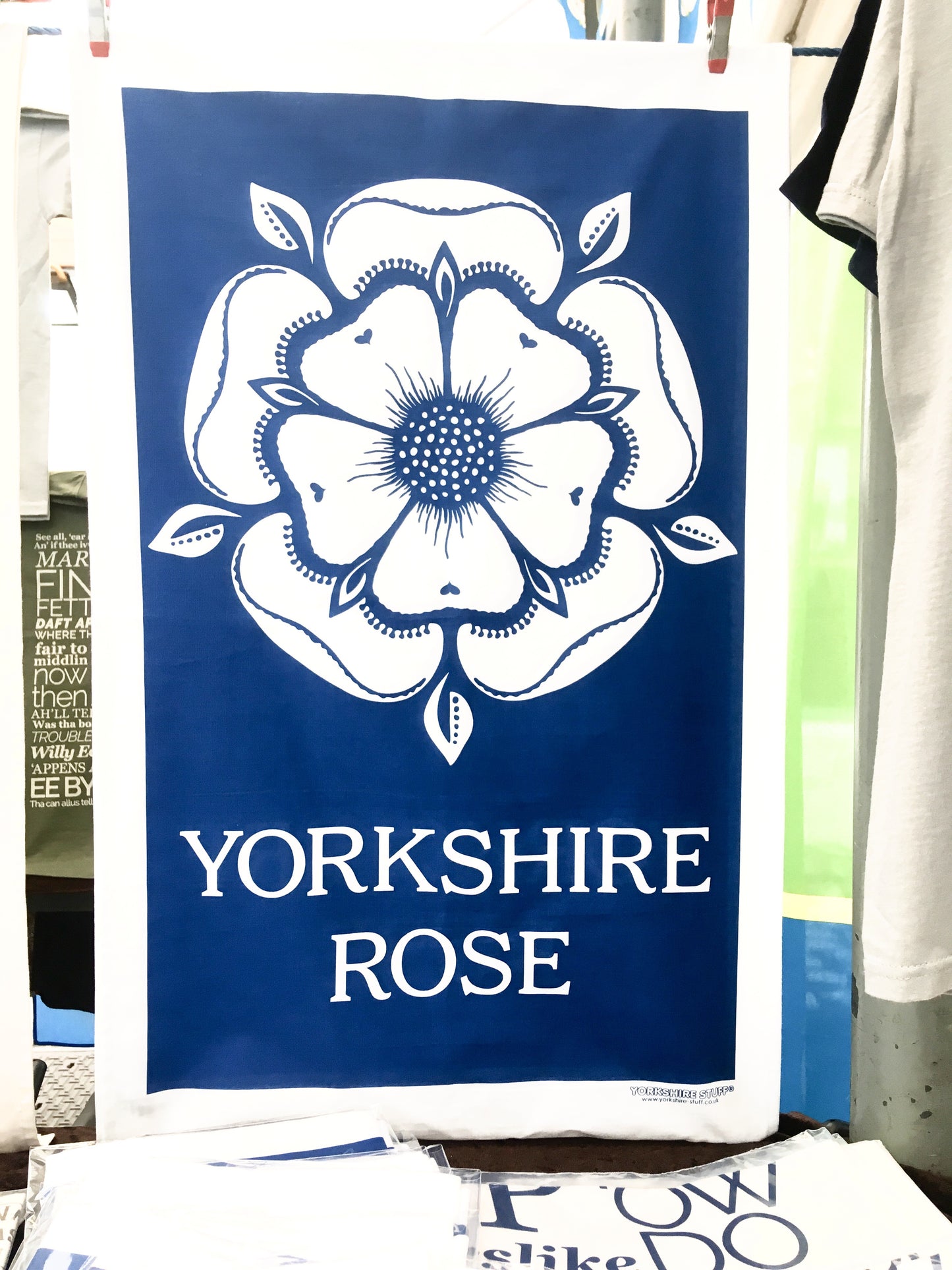Yorkshire Rose Tea Towel
