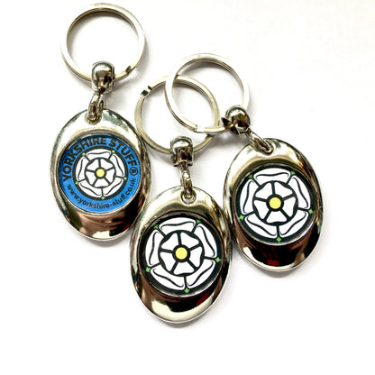 Yorkshire Rose Keyring