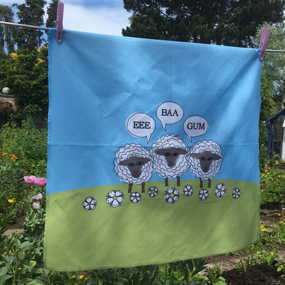 Eee Baa Gum Sheep Small Scarf