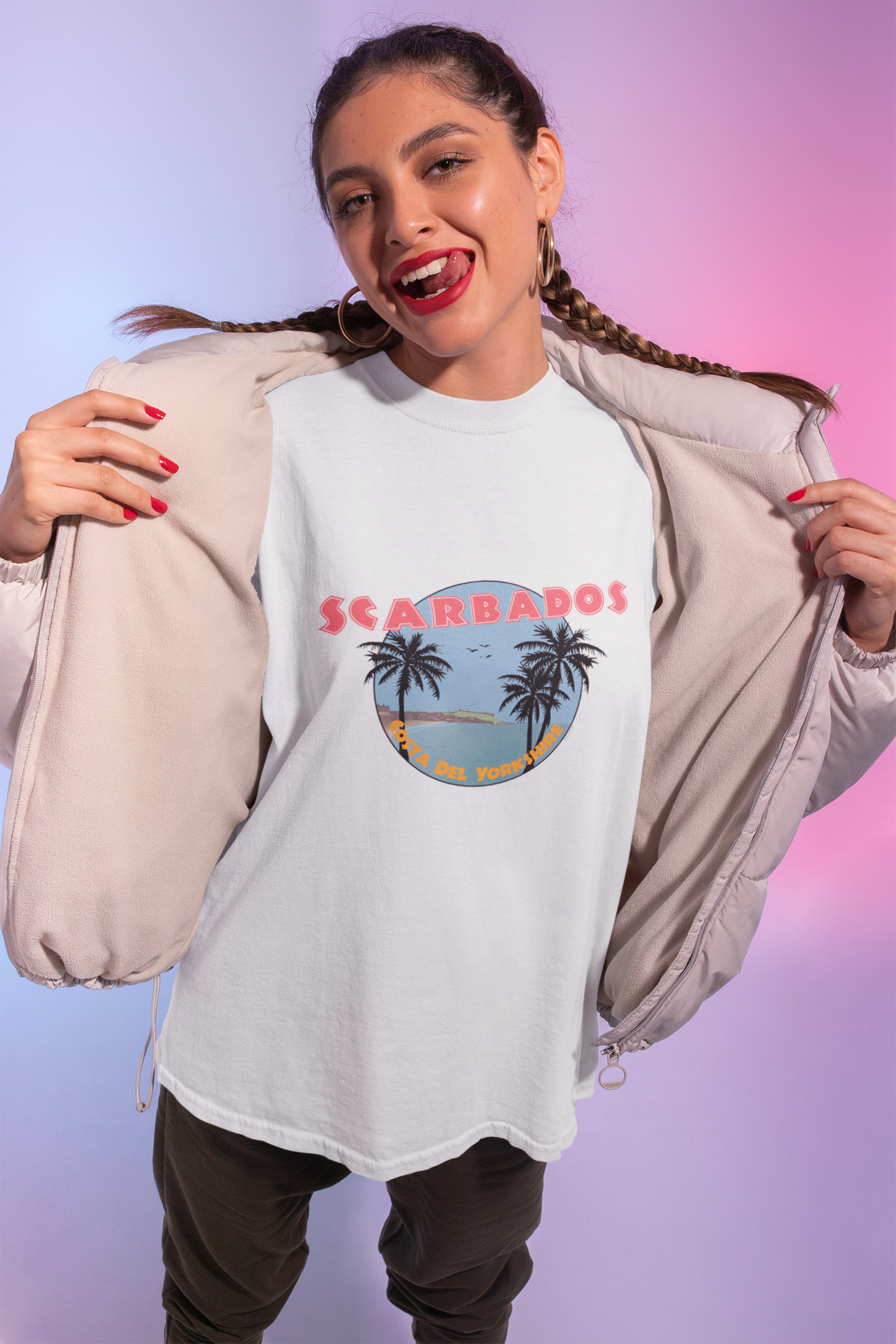 Scarborough T-shirt, Scarbados Costa Del Yorkshire