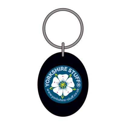White Rose Keyring