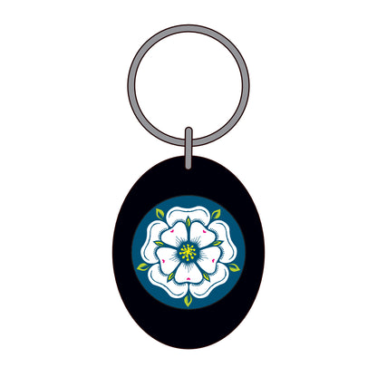 White Rose Keyring