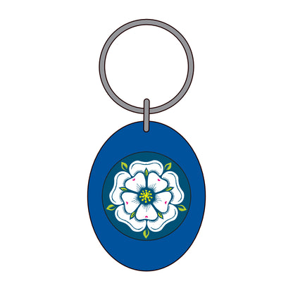 White Rose Keyring